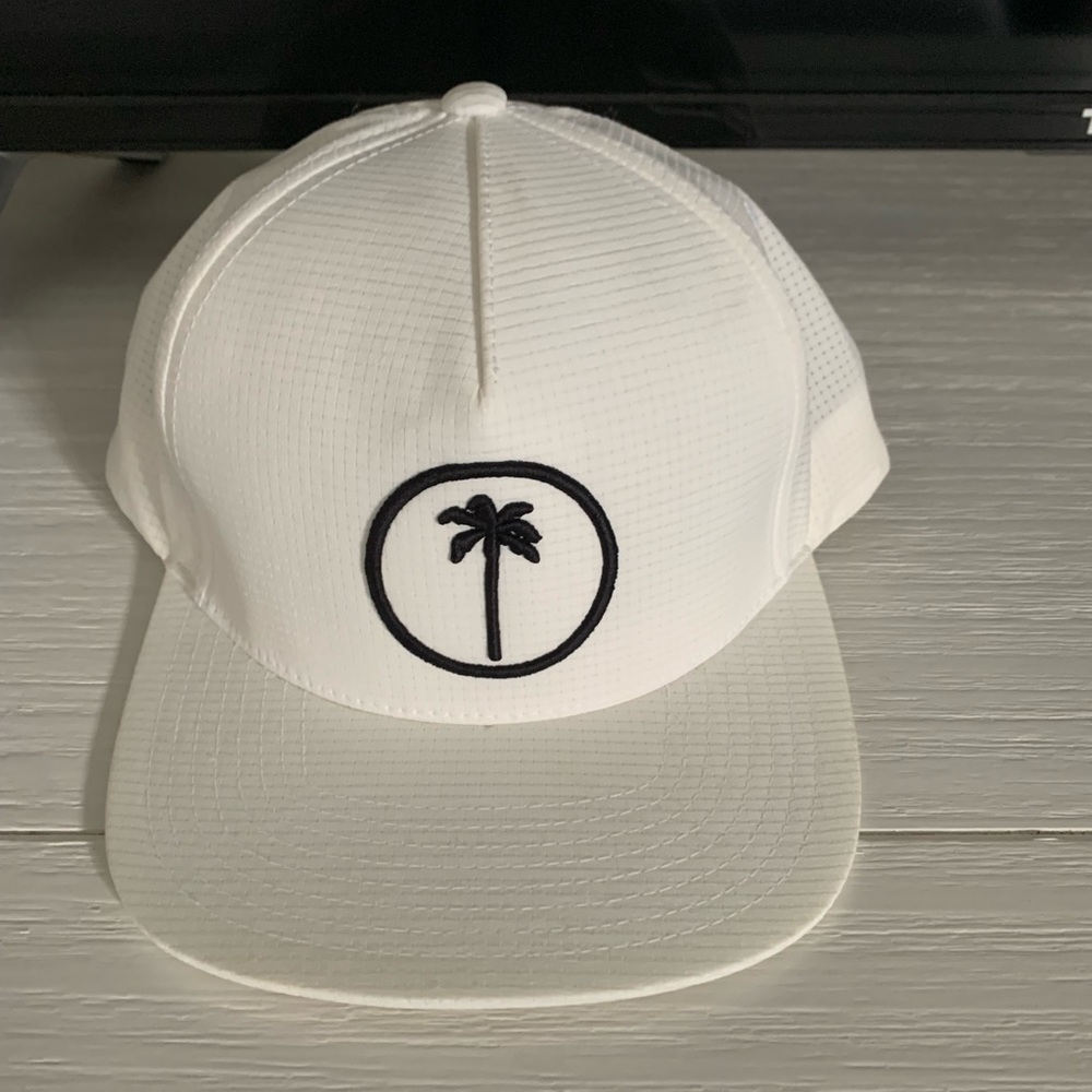 Palm Golf co white SnapBack hat snap back Greyson malbon